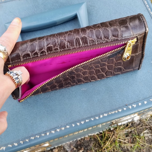 Henri Bendel Croc Embossed Continental Wallet - Picture 8 of 8